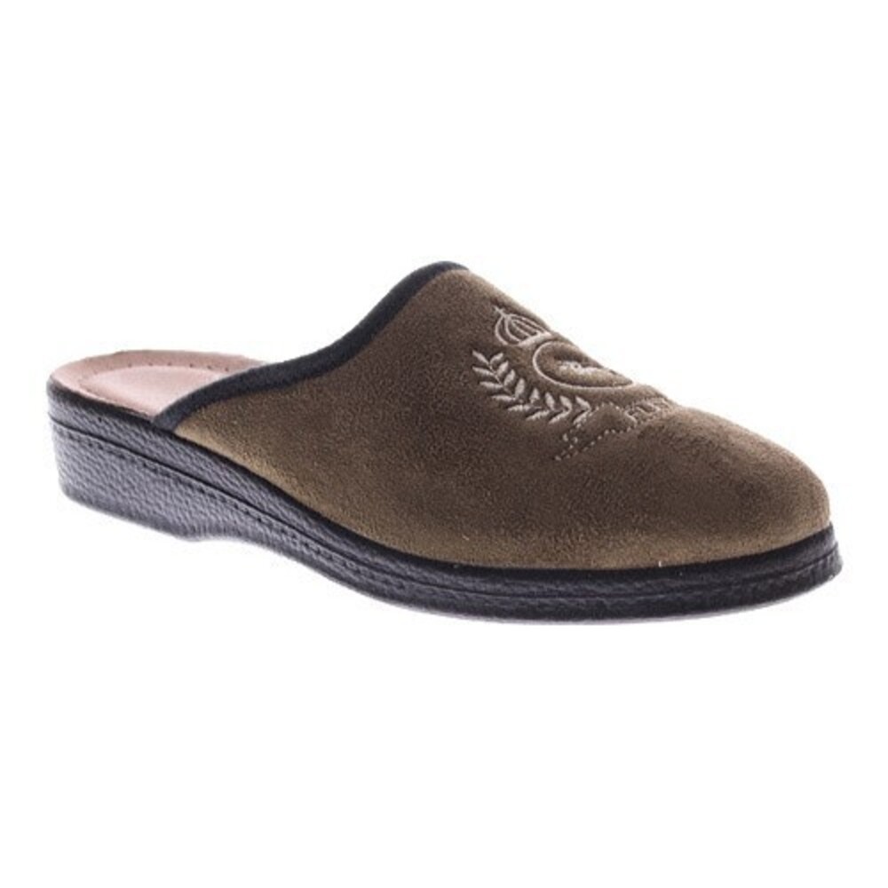 Spring Step Mens Spring Step Fudge Slippers - Brown Brown 45